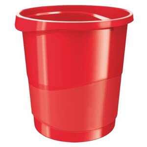 Corbeille à papier Vivida 14 litres rouge ESSELTE
