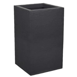 Bac à Fleurs Carré Haut Graphit Up - 36 L - 29 5 x 29 5 cm x 49 5 cm - Gris anthracite