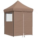 vidaXL Tente de réception pliable escamotable avec 4 parois latérales