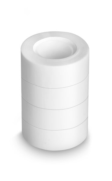 Lot de 4 Rouleaux adhésif Transparent Invisible 19 mm x 33 m JPC CREATIONS