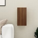 vidaXL Meuble TV Chêne marron 30 5x30x60 cm Bois d'ingénierie