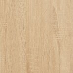 vidaXL Table de chevet chêne sonoma 40x35x50 cm bois d’ingénierie