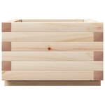 vidaXL Jardinière 40x40x26 5 cm bois de pin massif