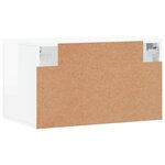 vidaXL Armoire murale Blanc brillant 60x36 5x35 cm Bois d'ingénierie