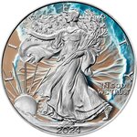 Pièce de monnaie en Argent 1 Dollar g 31.1 (1 oz) Millésime 2024 STILL WATERS