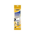 Pochette de 5 stylos-bille bleu Cristal Original BIC