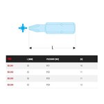 Embout standard série 2 pour vis cruciformes Pozidriv Facom ED203
