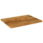 vidaXL Dessus de table 70x60x2 5 cm rectangulaire bois massif manguier