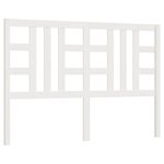 vidaXL Tête de lit Blanc 166x4x100 cm Bois massif de pin