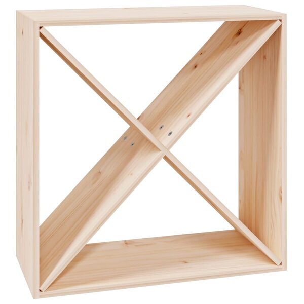 vidaXL Armoire à vin 62x25x62 cm Bois de pin massif