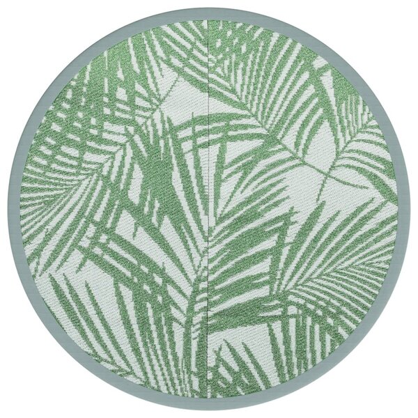 vidaXL Tapis d'extérieur vert Ø200 cm PP