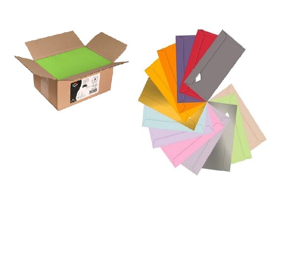 Enveloppe verte 162x229 - Lot de 500