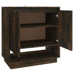 vidaXL Buffet Chêne fumé 70x41x75 cm Bois d'ingénierie
