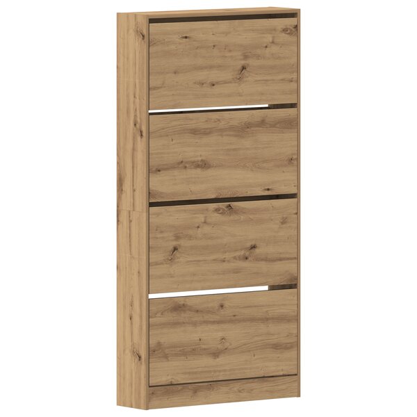 vidaXL Armoire à Chaussures Chêne Artisanal Bois d'Ingénierie