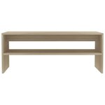 vidaXL Table basse Chêne sonoma 100x40x40 cm Bois d'ingénierie