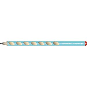 Crayon graphite easygraph b droitier bleu clair stabilo