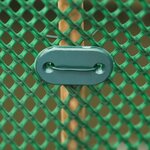 Nature Kit de fixation pour clôture de jardin 27 Pièces Vert