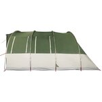 vidaXL Tente familiale tunnel 7 personnes vert imperméable