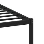 vidaXL Cadre de lit en métal sans matelas chêne sonoma 200x200 cm