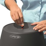 LECHUZA Jardinière CLASSICO LS 28 ALL-IN-ONE charbon métallisé 16043