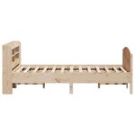 vidaXL Cadre de lit sans matelas 120x200 cm bois de pin massif