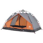 vidaXL Tente de camping à dôme 3 personnes libération rapide