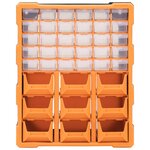 vidaXL Organisateur multi-tiroirs avec 39 tiroirs 38x16x47 cm