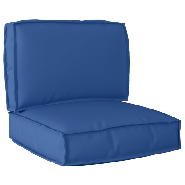 vidaXL Coussins de palette en tissu Oxford bleu royal  2 pièces