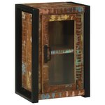 vidaXL Meuble mural de salle de bain Multicolore 40x30x60 cm en bois massif récupéré