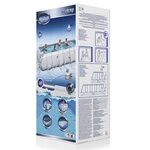 Bestway jeu de piscine avec cadre en acier 549 x 274 x 122 cm 56466