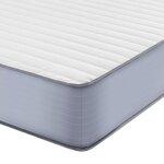 vidaXL Matelas en mousse moyennement doux 140x200 cm