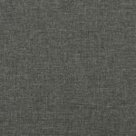 vidaXL Sommier à lattes de lit avec matelas gris foncé 120x190cm tissu