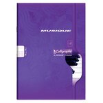 Cahier de musique et de chant 48 pages 70 g  format 21 x 29 7 cm CALLIGRAPHE