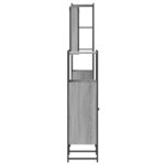 vidaXL Ensemble de meubles de salle de bain 4 Pièces Sonoma gris