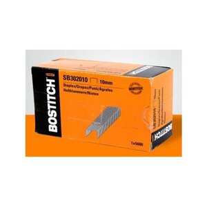 Boite de 5000 agrafes 10 mm pour cloueur T3020 BOSTITCH