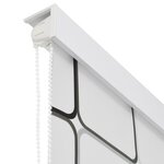 vidaXL Store roulant de douche 120x240 cm Carré