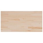 vidaXL Dessus de table 110x60x2 5 cm bois de pin massif rectangulaire