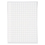 Etiquettes blanches 16 feuilles A5 Ø8mm 4704 pièces