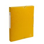 Boite De Classement Exabox Dos 25mm Carte Lustrée - A4 - Jaune - X 8 - Exacompta