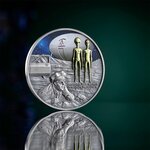 Pièce de monnaie en Argent 2000 Francs g 62.2 (2 oz) Millésime 2025 Interstellar Phenomena SOCORRO UFO INCIDENT