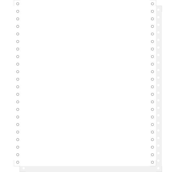 Carton de 1000 Listing 240X11' 2 PLIS BCD Autocopiant EXACOMPTA