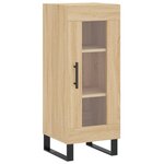 vidaXL Buffet Chêne sonoma 34 5x34x90 cm Bois d'ingénierie