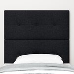 Tête de lit LED vidaXL Noire 80 cm en Tissu