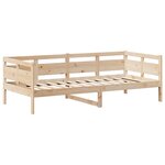 vidaXL Lit de jour avec toit 90x200 cm bois de pin massif