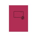Protège Cahier Papier Recyclé A5 Rouge Foncé HERMA