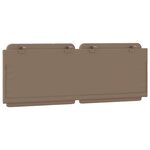 vidaXL Coussin de tête de lit cappuccino 140 cm similicuir