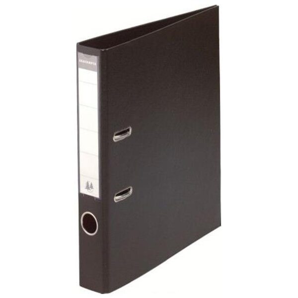 Classeur à levier PVC dos de 50mm noir EXACOMPTA