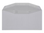 Lot de 500 enveloppe dl2 avec fenêtre blanche 114 x 229 mm