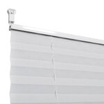 vidaXL Store plissé 60x150 cm Blanc