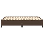 vidaXL Cadre de lit sans matelas marron 140x190 cm similicuir